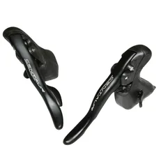 LEVER/ROAD SHIFTER BRAKE SHOE CAMPAGNOLO 11-SPEED CENTAUR BLACK DOUBLE WITH TRANSMISSIONS (PAIR)