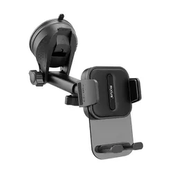 SMARTPHONE MOUNT/TELEPHONE RIXUS UNIVERSAL TO PINCE ROTATION 360- BLACK MOUNTING KIT TO VENTOUSE FOR PARE-BRISE VOITURE (SOLD INDIVIDUALLY) -RXHW11