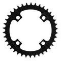 E-BIKE CHAINRING 4-BOLT DIA. 104 FOR BOSCH MICHE 38T SINGLE BLACK STEEL 8/9/10-SPEED