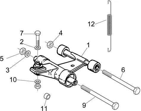 Bras oscillant