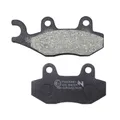 BRAKE PAD SET NEWFREN FOR KYMCO 50 AGILITY R10 2006>2014 4-STROKE, AGILITY R12 2007>2015 4-STROKE, 50-125 LIKE 2009>, 125 AGILITY RS 2009> FRONT/PEUGEOT 400 METROPOLIS 2017> REAR (FD0230BE) (ELITE ORGANIC)
