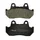 PLAQUETTE DE FREIN NEWFREN POUR HONDA 600 CBR F 1987>1990 AR, 500 CX 1982>1985 AR, 1100 GL DX 1982> AR, 250 NSR 1986> AR (L 90mm - H 49.5mm - P 10.3mm) (FD0054BT) (TOURING ORGANIQUE)