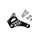 BUTEE BIELLETTE EMBRAYAGE 50 A BOITE STAGE 6 POUR MINARELLI 50 AM6/MBK 50 X-POWER/YAMAHA 50 TZR/PEUGEOT 50 XPS/RIEJU 50 RS1/APRILIA 50 RS ALU CNC NOIR