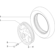 Roue avant