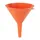 ENTONNOIR PRESSOL EN POLYETHYLENE ORANGE DIAMETRE 150mm (VENDU A L'UNITE)