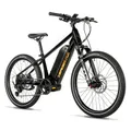 ELECTRIC BICYCLE/E-BIKE MTB 24 LEADER FOX WEENY UNISEX BLACK GLOSS 9-SPEED MID-DRIVE MOTOR BAFANG M420 36-SPEED 80NM BATTERY 17,4AH FRAME 14 INCHES (SIZE JUNIOR 140 TO 148 cm)