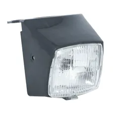 PHARE/PROJECTEUR CYCLO ADAPTABLE PEUGEOT 103 MVL, VOGUE GRIS (COMPLET) -SELECTION P2R