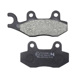 PLAQUETTE DE FREIN NEWFREN POUR KYMCO 50 AGILITY R10 2006>2014 4T, AGILITY R12 2007>2015 4T, 50-125 LIKE 2009>, 125 AGILITY RS 2009> AV/PEUGEOT 400 METROPOLIS 2017> AR (FD0230BE) (ELITE ORGANIQUE)