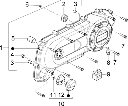 Couvercle variateur