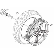 Roue arrière