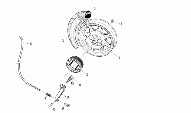 Roue arrière