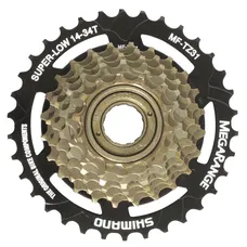 FREEWHEEL 7-SPEED SHIMANO TZ-500 14-34 MEGARANGE BRONZE/BLACK (WORKSHOP FITTING)