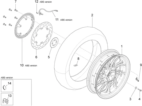 Roue arrière II