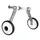 STABILISATEUR VELO RENFORCE ROUE PLASTIQUE POUR VELO HANDICAPE 12-20" (PAIRE)