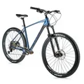 CONVENTIONAL BICYCLE MTB 29 LEADER FOX EMPORIA BLUE TIGRE 11-SPEED FRAME 22 INCHES (SIZE ADULT 190 cm TO PLUS)