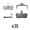 PLAQUETTE DE FREIN VTT AVID XO TRAIL, ELIXIR 9 ET ELIXIR 7 TRAIL, SRAM G2 ULTIMATE ET RSC, Guide Ultimate, RSC, RS, R, T (SWISSSTOP ORGANIC - DISC 31E)(VENDU PAR 25) - COMPATIBLE VAE