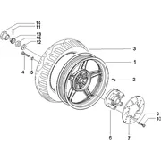 Roue arrière