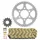 KIT CHAINE ADAPTABLE KEEWAY 125 RKF 2017>2023 428 13x46 (DEMULTIPLICATION ORIGINE) -JT SPROCKETS