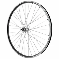 TREKKING WHEEL/E-BIKE BRAKE SHOE LOCKING 700 - 28" ALUMINIUM REAR HUB ALUMINIUM FREEWHEEL 7/6/5-SPEED 36 SPOKES RIM 21C -WEIGHT MAX 180 kg