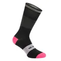 SOCKS/ANKLE SOCKS SUMMER GIST REFLEX BLACK 44/47 WITH BANDE REFLECHISSANTE - HEIGHT 20 cm (PAIR) -5850