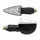 CLIGNOTANT MOTO AVOC HINO 17 LEDS BASE ABS TRANSPARENT/NOIR 17 LEDS (L 58mm / H 28mm / L 45mm) (HOMOLOGUE ECE) (PAIRE)