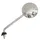ADAPTABLE REAR-VIEW MIRROR PIAGGIO 125 VESPA GRANTURISMO 2003>2007, 50 LIBERTY 2000>2008, 125 LIBERTY I-GET 2015> LEFT CHROME (CE APPROVED) -VICMA