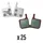 PLAQUETTE DE FREIN VTT MAGURA MT5 -MT7 - MT9 (SWISSSTOP ORGANIC - DISC 33E) (VENDU PAR 25) - COMPATIBLE VAE