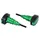 TAMPON DE PROTECTION MOTO POUR KAWASAKI 900 Z900, 650 Z650 ALU CNC ANODISE VERT/NOIR D.10mm (PAIRE) -AVOC
