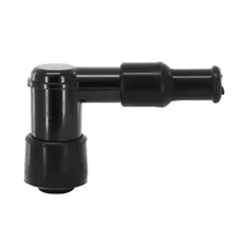 SPARK PLUG CAP P2R RESIN 90- COMPACT BLACK (FOR SPARK PLUG WITHOUT TERMINAL NUT)