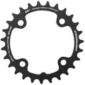 PLATEAU VTT 4BRA D.80 POUR SRAM X0-XX-X9-X7 STRONGLIGHT DOUBLE 27DTS INTERIEUR NOIR CT2 10V. - EPAISSEUR 3.5mm
