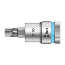 DOUILLE TORX WERA 8767 HF ZYKLOP 1/2 T50 LONGUEUR 60 mm (VENDU A L'UNITE) -MARQUE ALLEMANDE POUR LES ATELIERS