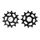 DERAILLEUR JOCKEY WHEEL SHIMANO 11-SPEED XT M8100/8120 (SET OF 2)