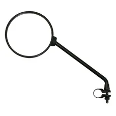 REAR-VIEW MIRROR UNIVERSAL MOPED VICMA ROUND A CLAMP BLACK DIAMETER 122 mm M8/125 -APPROVED