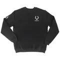 SWEAT-SHIRT LEADER FOX SIZE M BLACK (LOGO WHITE) -ACS