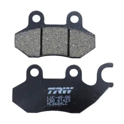 PLAQUETTE DE FREIN TRW POUR SYM 125 SYMPHONY 2009> AV, 125 FIDDLE III 2014>2016 AV / PEUGEOT 50-125-150 TWEET 2010> AV, 125-200 LXR 2010> AV (MCB684 LC)