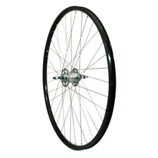 TREKKING WHEEL 700 X 35 - 28" ER20 REAR BLACK DOUBLE WALL HUB NEXUS 3-SPEED DRUM BRAKE 36 SPOKES STAINLESS STEEL (SG-3R40)
