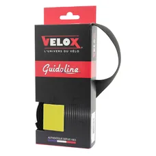 HANDLEBAR TAPE/HANDLEBAR VELOX MAXIMUM CORK BICOLOR BLACK/YELLOW - GUIDOLINE