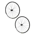 ROUES ROUTE 700 MAVIC AKSIUM DISC CENTERLOCK AXE 12x142 ET 12x100 NOIR 11/10V. SHIMANO (AVANT + ARRIERE)