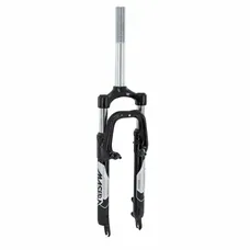 MTB FORK 26 " ZOOM TO SUSPENSION STEEL RESSORT/ELASTOMERE FOR V-BRAKE AND DISC BLACK DEB. 60 mm PIVOT (230/100 mm) THREADED 1"1/8-25,4 INNER