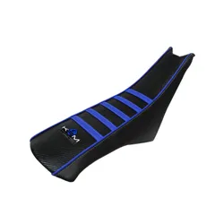 COUVRE/HOUSSE DE SELLE 50 A BOITE KRM PRO RIDE POUR APRILIA 50 SX 2006>2017 NOIR/BLEU