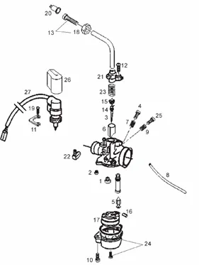 Carburateur - Composants