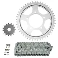 KIT CHAINE ADAPTABLE SUZUKI 600 GSF BANDIT 1995>1999, GSF S BANDIT 1996>1999 530 15x47 (DIAM COURONNE 87/110/10.5) (DEMULTIPLICATION ORIGINE) -AFAM