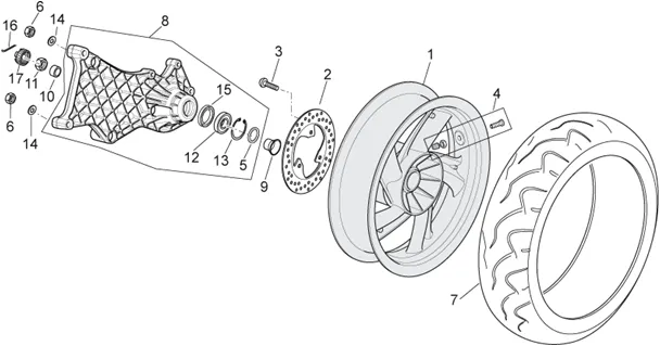 Roue arriere