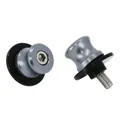 DIABOLO MOTO M8 ALU ANODISE TITANE (PAIRE) -AVOC