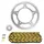 KIT CHAINE ADAPTABLE APRILIA 50 RX 1999>2001 420 12x51 (DIAM COURONNE 105/120/8.5) (DEMULTIPLICATION ORIGINE) -AFAM