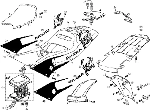 Selle-garde boue avant