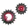 DERAILLEUR JOCKEY WHEEL AOPW TRIPEAK 14-18 TEETH CERAMIC 13X1-SPEED SRAM AXS XPLR RED E1/FORCE/RIVAL E1 RED (SET OF 2) (WARRANTY 4 YEARS)
