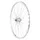 TREKKING WHEEL BRAKE SHOE 700 X 19 - 28" MACH1 ER10 SILVER FRONT SHIMANO SILVER DYNAMO 6 VOLT-3W (LIGHT FRONT) RIM 19C 36 SPOKES AXLE PLEIN WITH ECROUS