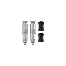 ADAPTER TUBELESS VALVE DUNLOP/DV SCHWALBE CLIK VALVE VALVE CORE REMOVABLE (SOLD AS A PAIR CARDED)