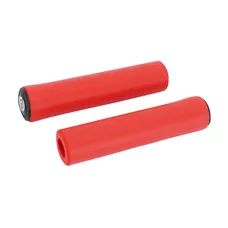 GRIP CITY/MTB BIKE RIBBON SILICONE SOFT RED 22 mm L 130 mm (PAIR)
